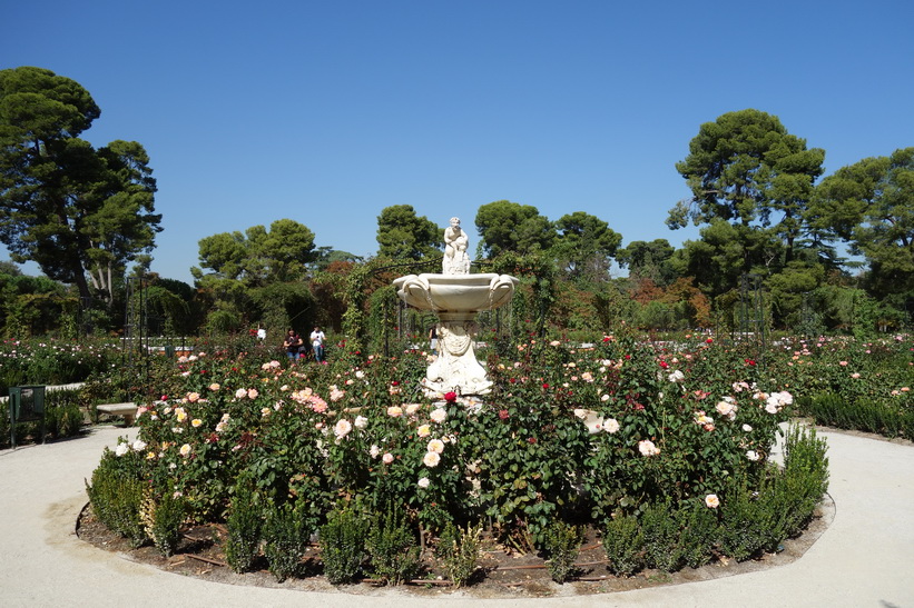 La Rosaleda, Parque de El Retiro, Madrid.