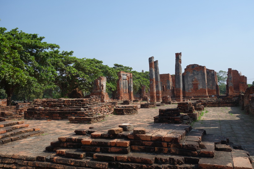 Historiska parken i Ayutthaya.