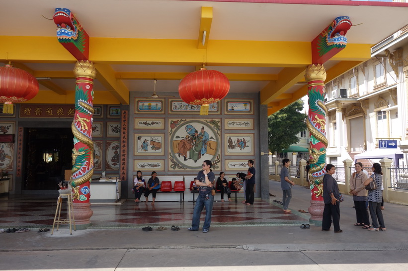 Det kinesiska templet vid Wat Sothorn Wararam Worawiharn, Chachoengsao.