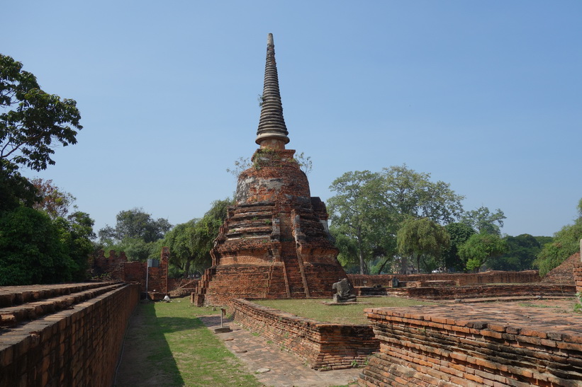 Historiska parken i Ayutthaya.