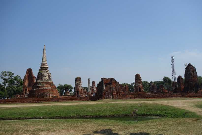 Historiska parken i Ayutthaya.