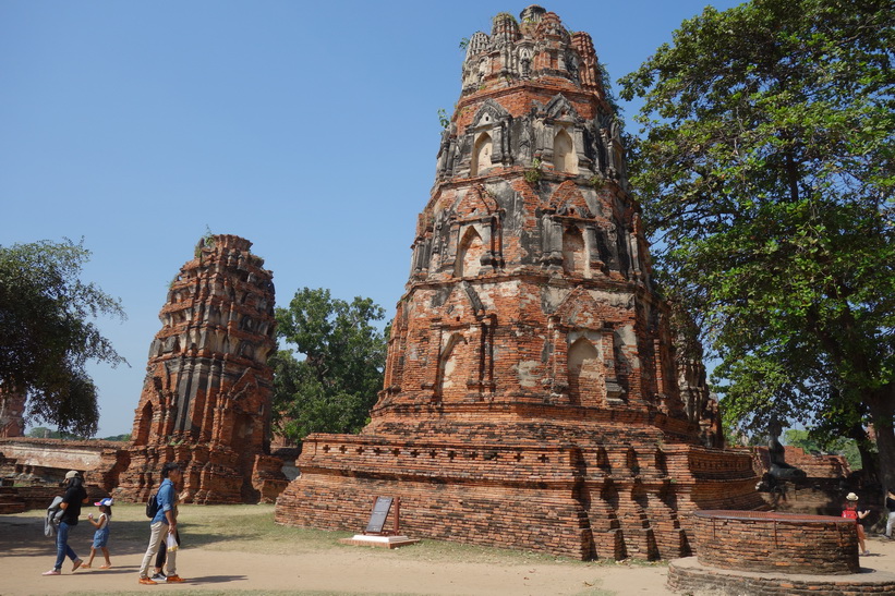 Historiska parken i Ayutthaya.