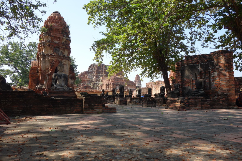 Historiska parken i Ayutthaya.