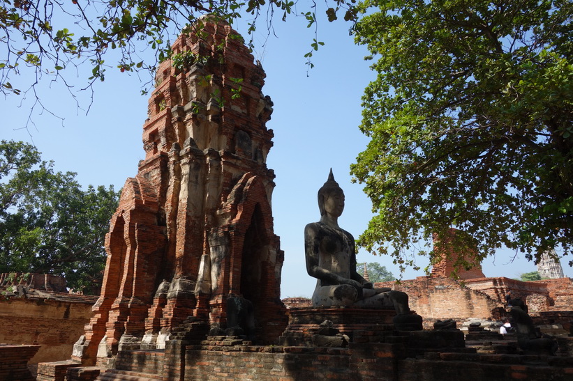 Historiska parken i Ayutthaya.