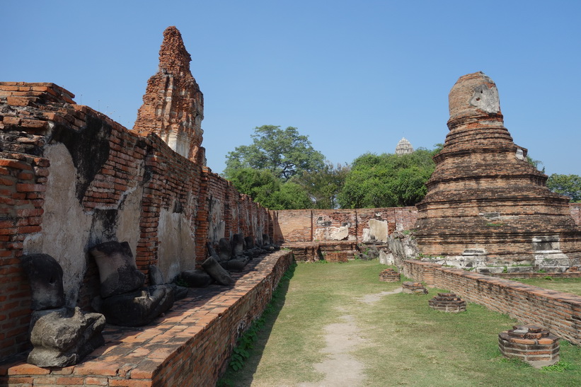 Historiska parken i Ayutthaya.