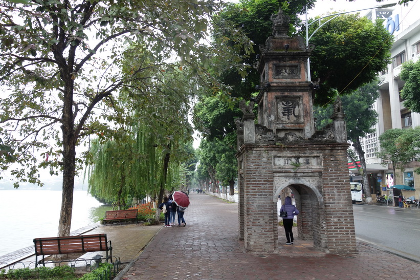 Hoa Phong Tower är det enda som finns kvar av Bao An Pagoda som byggdes på 1840-talet, Hanoi.