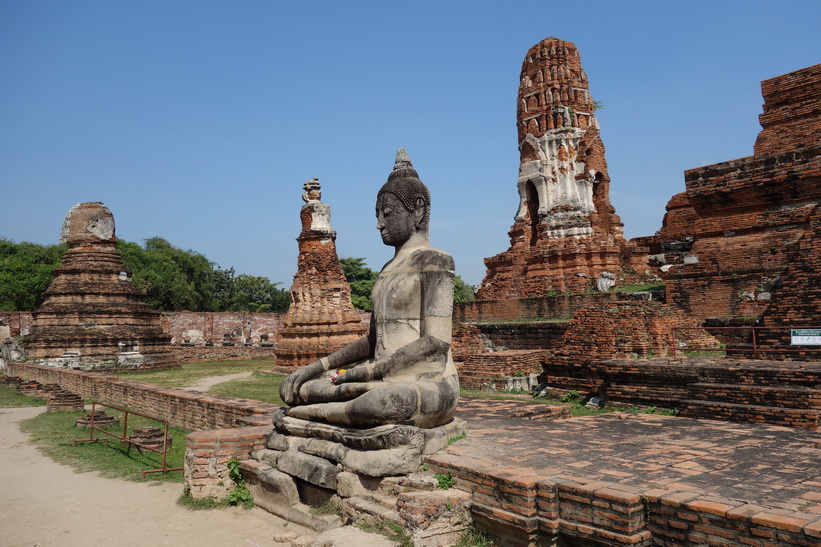 Historiska parken i Ayutthaya.