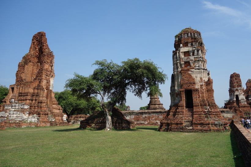 Historiska parken i Ayutthaya.