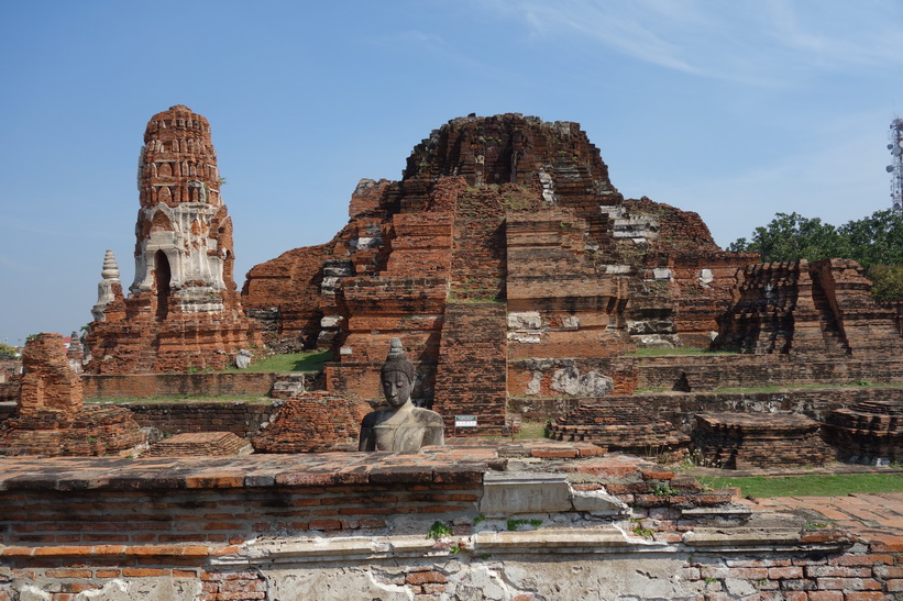 Historiska parken i Ayutthaya.