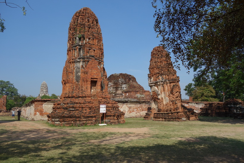 Historiska parken i Ayutthaya.