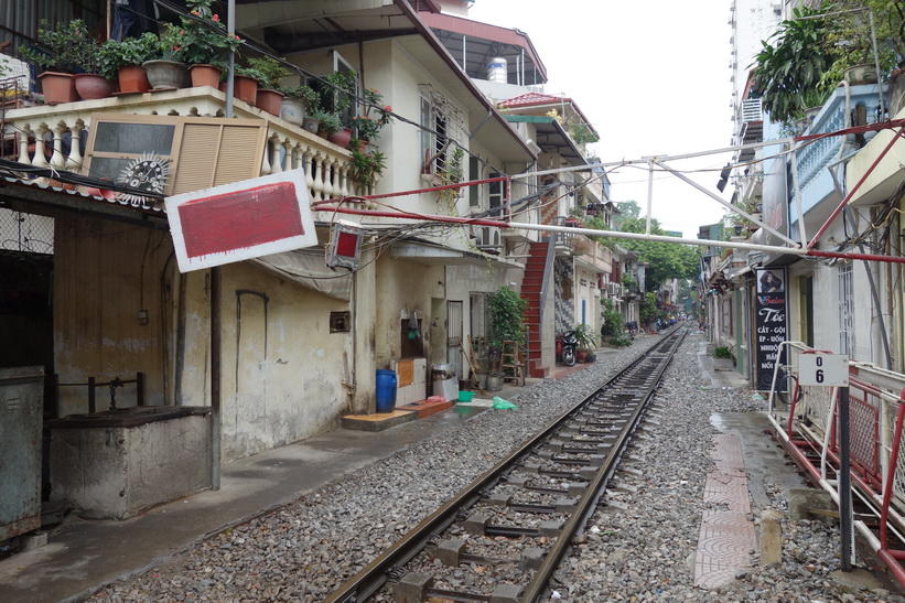 Järnväg i riktning mot Kina, Hanoi.