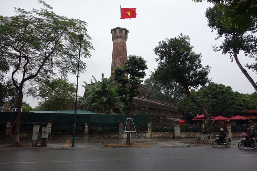 Flaggtornet som byggdes 1812 under Nguyen-dynastin, Hanoi.