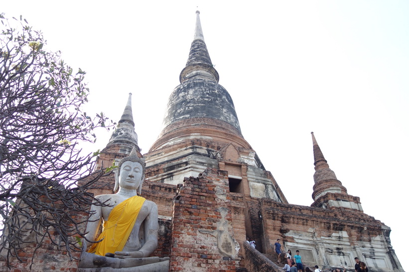 Templet Wat Yai Chai Mongkhol, Ayutthaya.
