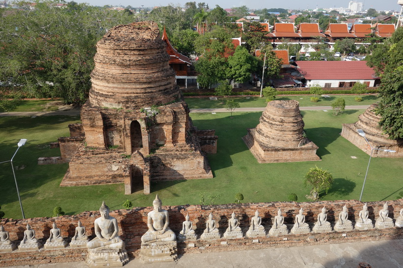 Templet Wat Yai Chai Mongkhol, Ayutthaya.