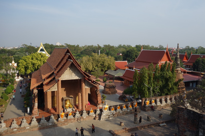 Templet Wat Yai Chai Mongkhol, Ayutthaya.