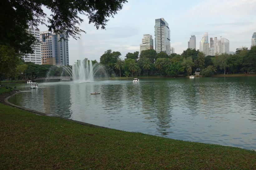 Lumpini-parken, Bangkok.