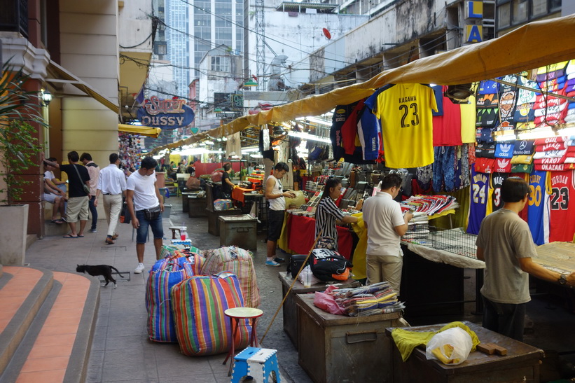 Patpongs nattmarknad, Patpong 1, Bangkok.