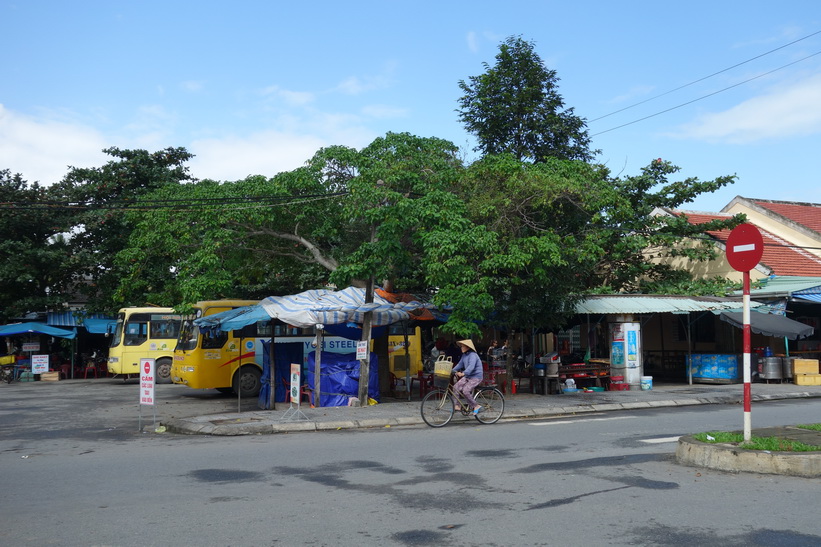 Busstationen i Hoi An.