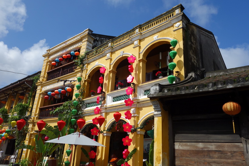 Historiska stadsdelen i Hoi An.