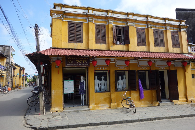 Historiska stadsdelen i Hoi An.