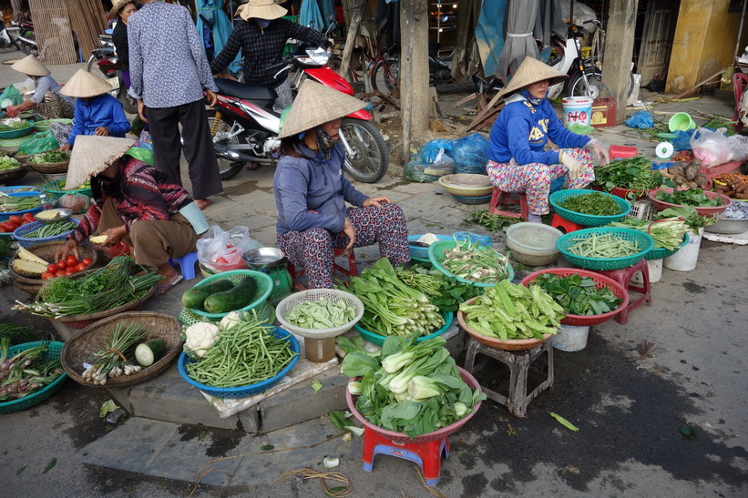 Historiska stadsdelen i Hoi An.