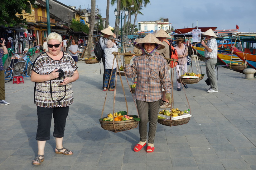 Historiska stadsdelen i Hoi An.