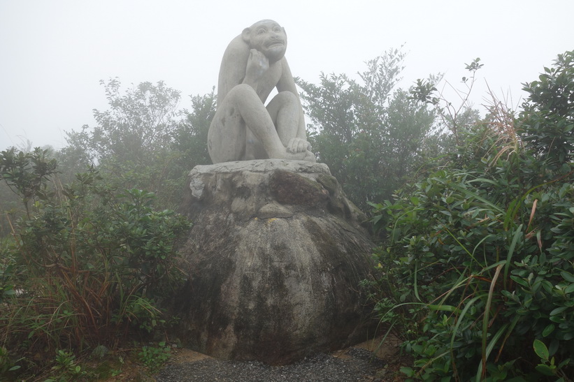 På toppen av Son Tra Mountain (Monkey Mountain), Da Nang.