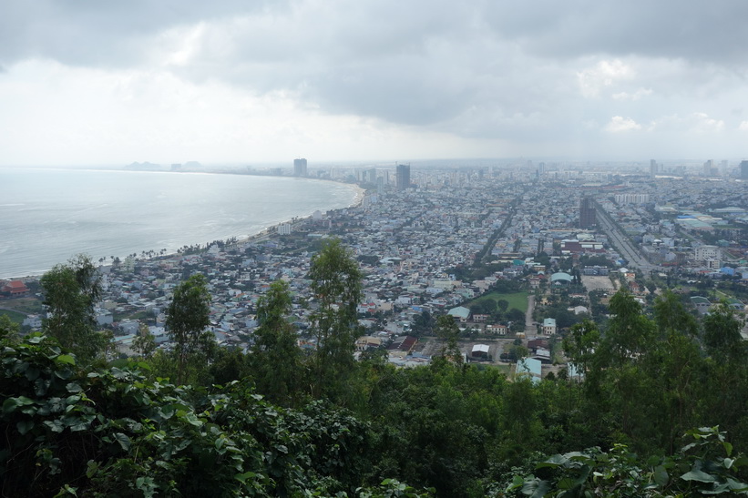 Utsikt över Da Nang från Son Tra Mountain (Monkey Mountain).