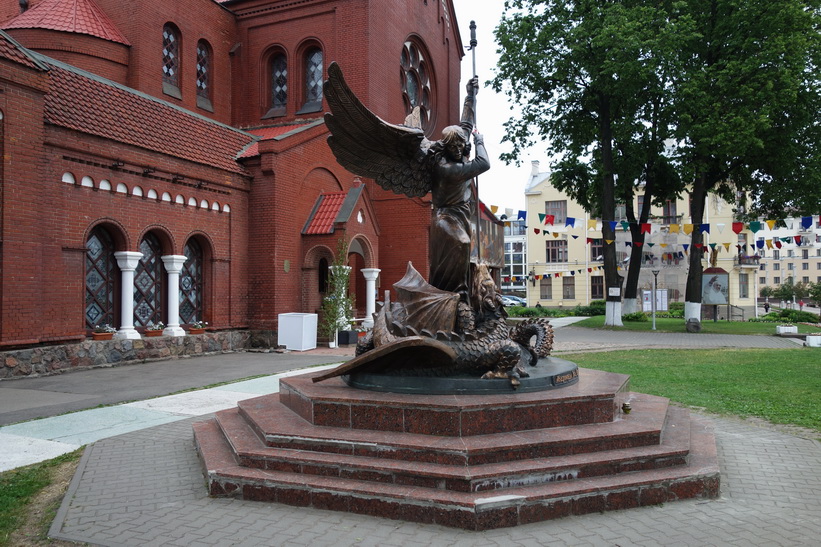 Archangel Michael, Church of Saints Simon and Helena, Independence Square, Minsk.