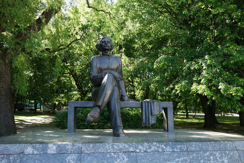 Staty i Gorky Park, Minsk.